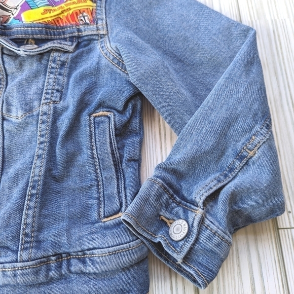 The Mando Jacket Custom Made Star Wars Denim Jacket in Blue Size XS 5T NWT - Picture 8 of 9